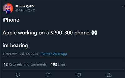 蘋(píng)果千元機(jī)來(lái)了！蘋(píng)果千元機(jī)上市時(shí)間曝光