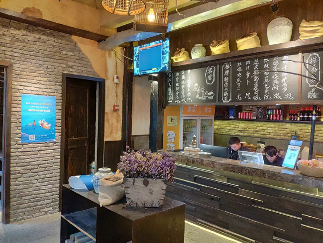 味廬商家使用蜻蜓刷臉支付收銀